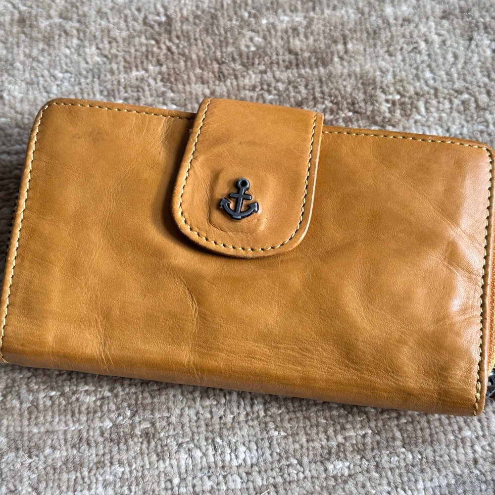 Harbour 2nd Wallet 'Linn' in Mustard